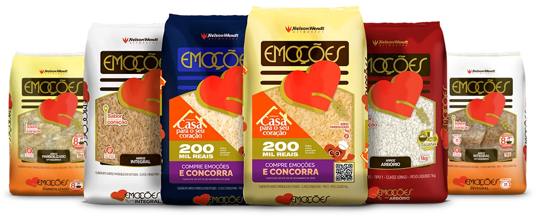 Produtos Arroz Emoções participantes