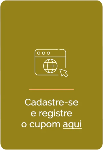 Passo 3 - Cadastre-se e registre o cupom aqui
