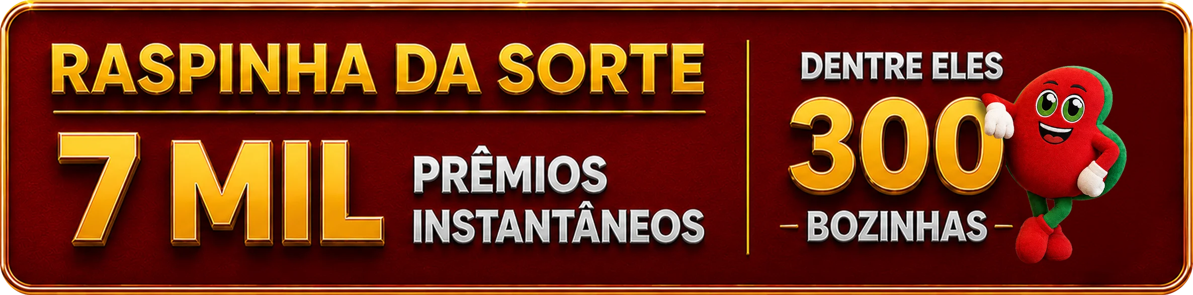 Raspinha da Sorte: 7 mil prêmios instantâneos