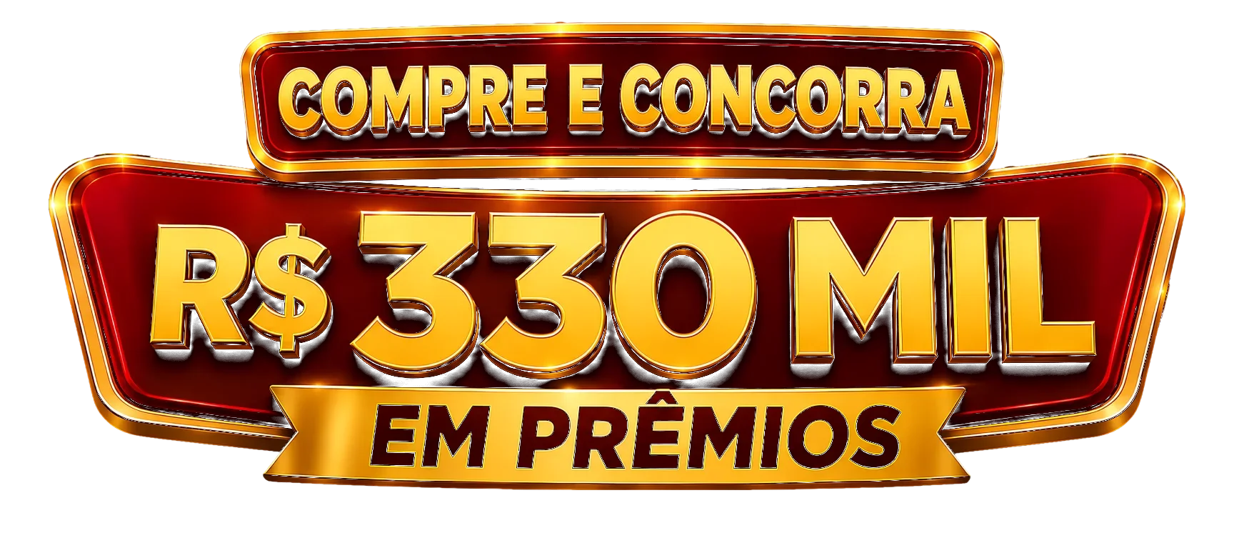 Compre e concorra a R$ 330 mil em prêmios