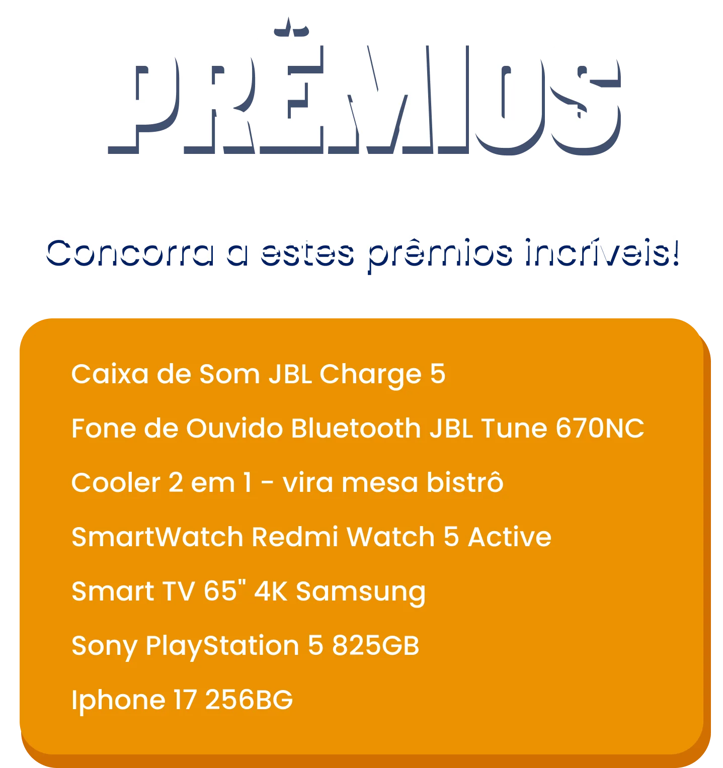 Card de prêmios