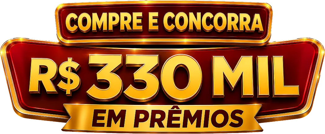 Compre e concorra a R$ 330 mil em prêmios
