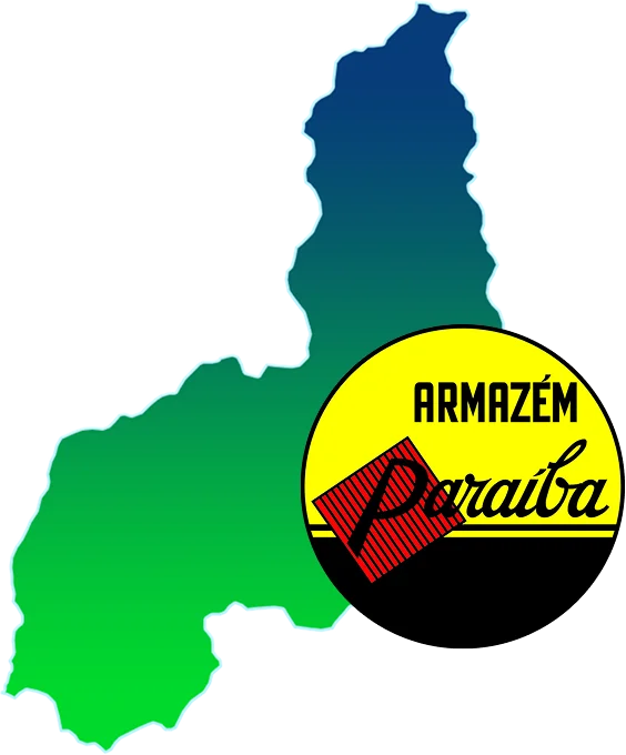 Mapa do Piauí e logo Armazém Paraíba.