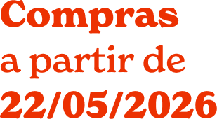 Compras a partir de 22/05/2026